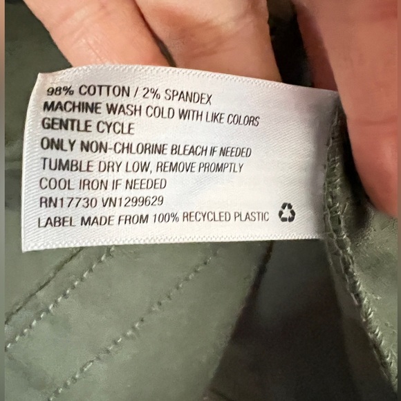 🌹 NWT! Knox Rose All Stars Military Green Shacket - Picture 4 of 6